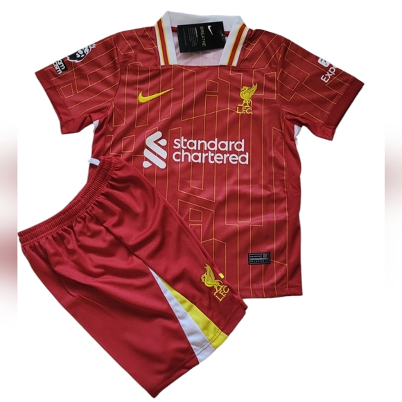 Liverpool Home Luis Diaz 7 Set for Kids - Picture 2 of 4